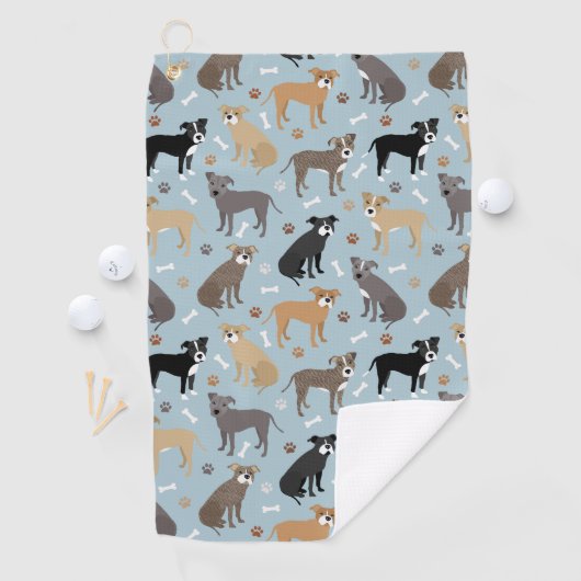 Pitbull Paws en Botten Golfhanddoek (Insitu)