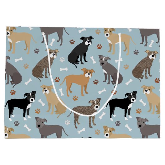 Pitbull Paws en Botten Groot Cadeauzakje (Achterkant)