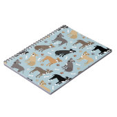 Pitbull Paws en Botten Notitieboek (Linkerzijde)