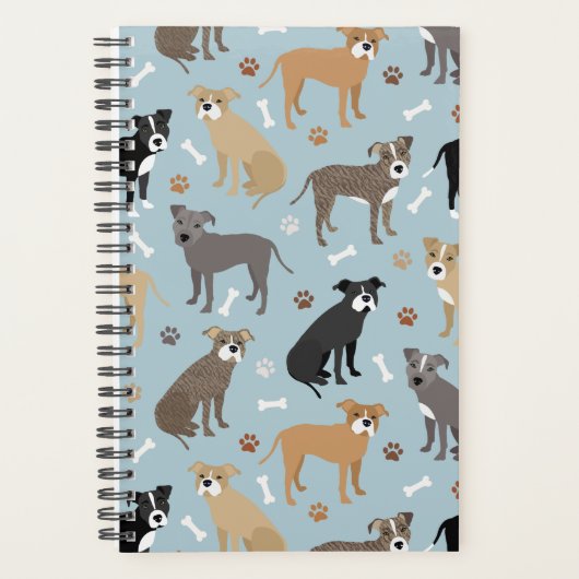 Pitbull Paws en Botten Planner (Voorkant)