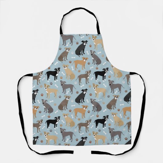 Pitbull Paws en Botten Schort (Voorkant)