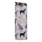 Pitbull Paws en Botten Thermal Tumbler Thermosbeker (Geroteerd rechts)