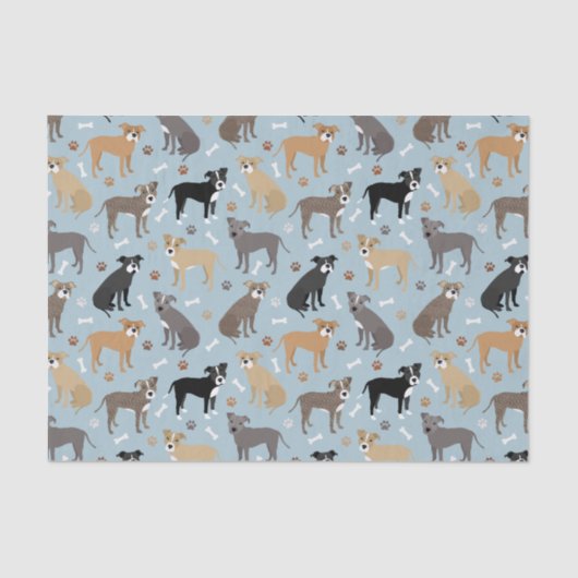 Pitbull Paws en Botten Tissuepapier (Voorkant)