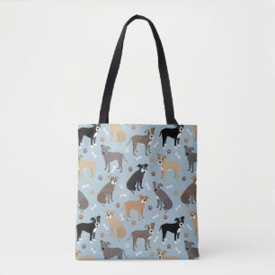 Pitbull Paws en Botten Tote Bag
