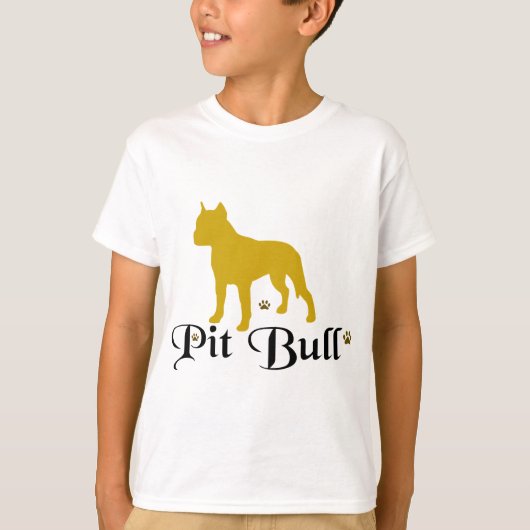 PITBULL PAWS T-SHIRT (Voorkant)