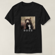 Pitbull Pet Photo Gepersonaliseerd Mannen T-Shirt