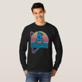 Pitbull Pit Bull Retro Adopteer Niet Kopen T-shirt (Voorkant volledig)