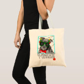 Pitbull-pit-kerstfeest met pit-pitma tote bag (Voorkant (product))