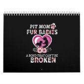 Pitbull Pit mam en Fur Baby Classic Kalender (Hoes)