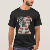Pitbull Pitbull eigenaar USA T-shirt (Voorkant)
