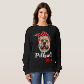 Pitbull Pitbull Mom Pitbull Mama Pitbull Dog Pitbu Trui (Voorkant volledig)
