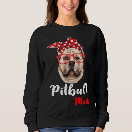 Pitbull Pitbull Mom Pitbull Mama Pitbull Dog Pitbu Trui (Voorkant)