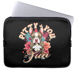 Pitbull Pitbulls Pitty + You = Leuk Laptop Sleeve
