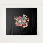 Pitbull Pitbulls Pitty + You = Leuk Wandkleed (Voorkant (horizontaal))