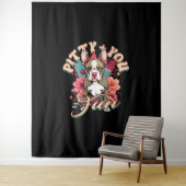 Pitbull Pitbulls Pitty + You = Leuk Wandkleed (In situ)