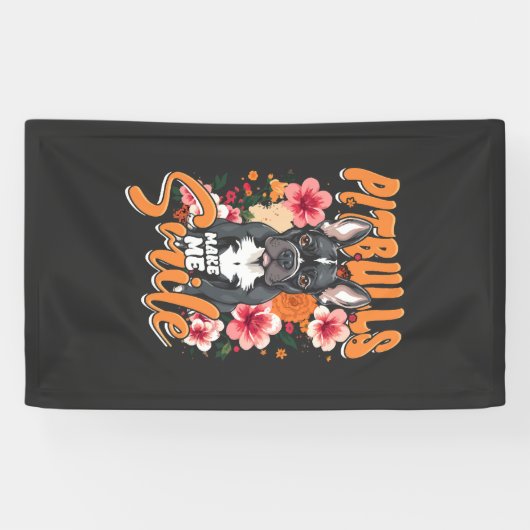 Pitbull Pitbulls Spandoek (Horizontaal)