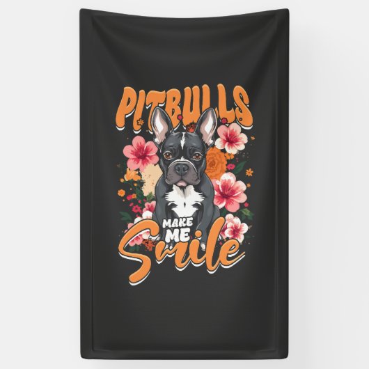 Pitbull Pitbulls Spandoek (Verticaal)