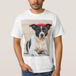 Pitbull Playtime Frisbee Dog T-shirt