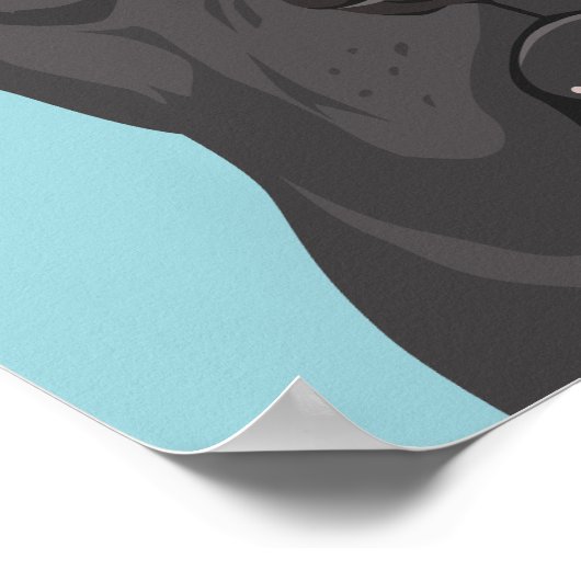 Pitbull Poster (Hoek)