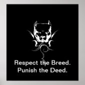 Pitbull Poster. Poster (Voorkant)