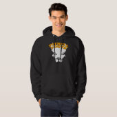 Pitbull Power Fight Dog Kickboksen MMA Mannen Hoodie (Voorkant volledig)