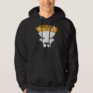 Pitbull Power Fight Dog Kickboksen MMA Mannen Hoodie