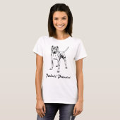 PITBULL PRINCESS WOMENS SHIRT (Voorkant volledig)