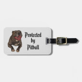 Pitbull Protection Bagagelabel (Voorkant horizontaal)
