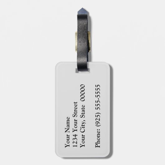 Pitbull Protection Bagagelabel (Achterkant verticaal)