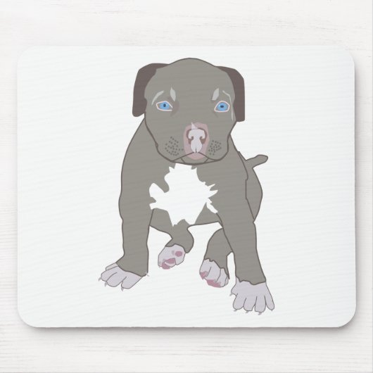 Pitbull Pup Muismat (Voorkant)
