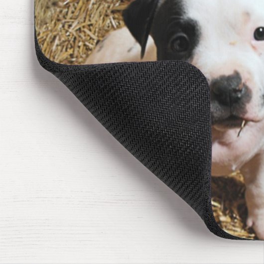 PitBull Puppies Mousepad Muismat (Hoek)