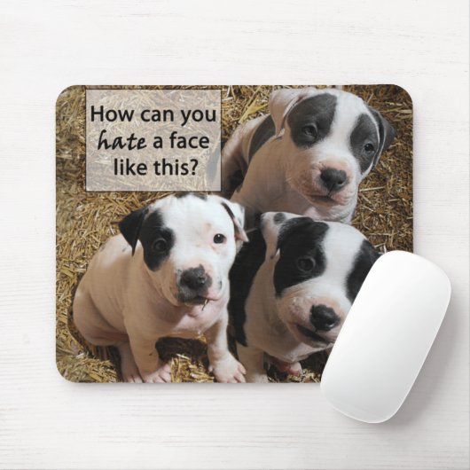 PitBull Puppies Mousepad Muismat (Met muis)