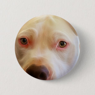 Pitbull Puppy Dog Eyes Art Ronde Button 5,7 Cm