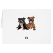 Pitbull Puppy Dog Hallo Miss You Love Pit Bull (Achterkant Horizontaal)