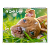 PitBull Puppy Dog Love Pit Bulls Kalender (Hoes)