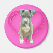 Pitbull puppy magneet (Voorkant)