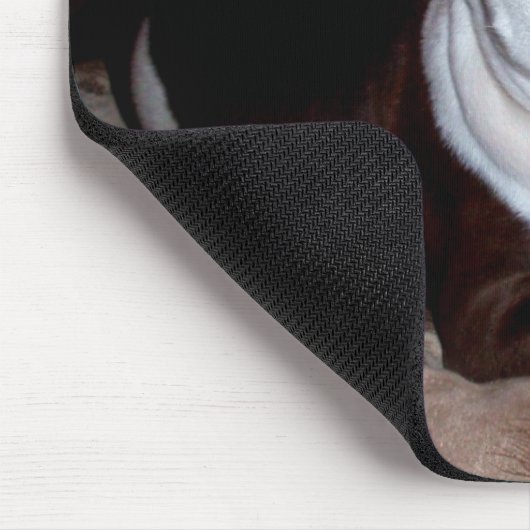 Pitbull Puppy Mousepad Muismat (Hoek)
