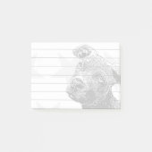 Pitbull puppy Post merkt op Post-it® Notes (Voorkant)