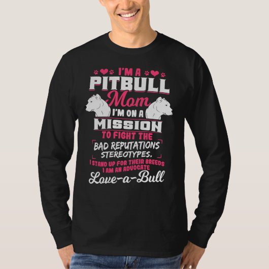 Pitbull Quote T-shirt (Voorkant)
