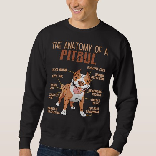 Pitbull Quotes Pitbull kraag Dog Quotes Dog Items Trui (Voorkant)