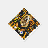 Pitbull Rescue Dog Football Fantaat Servetten (Hoek)