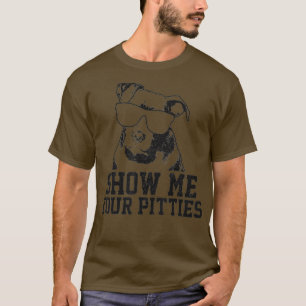  Pitbull Resting Pit Face - Funny Pitbull L T-shirt