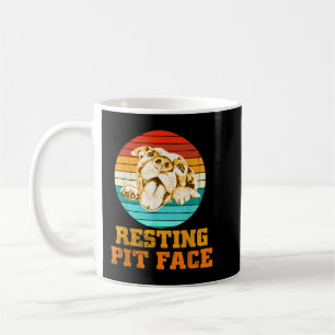 Pitbull Resting Pit Face  Pitbull Dogs Love Koffiemok