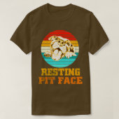 Pitbull Resting Pit Face  Pitbull Dogs Love T-shirt (Design voorkant)