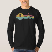 Pitbull Retro Oorlogshond Moeder T-shirt (Voorkant)