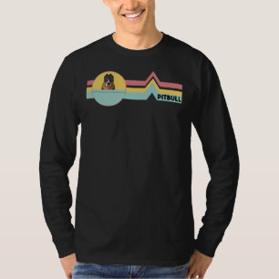 Pitbull Retro Oorlogshond Moeder T-shirt