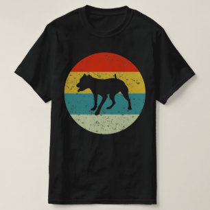 pitbull retro silhouette 70s t-shirt