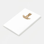 Pitbull Ribbon Label Post-it® Notes (Schuin)