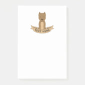 Pitbull Ribbon Label Post-it® Notes (Voorkant)