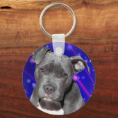 Pitbull-ruimte Sleutelhanger (Voorkant)